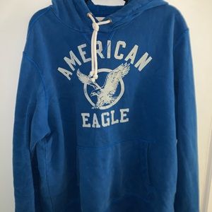 Blue American Eagle Hoodie/ Swearshirt